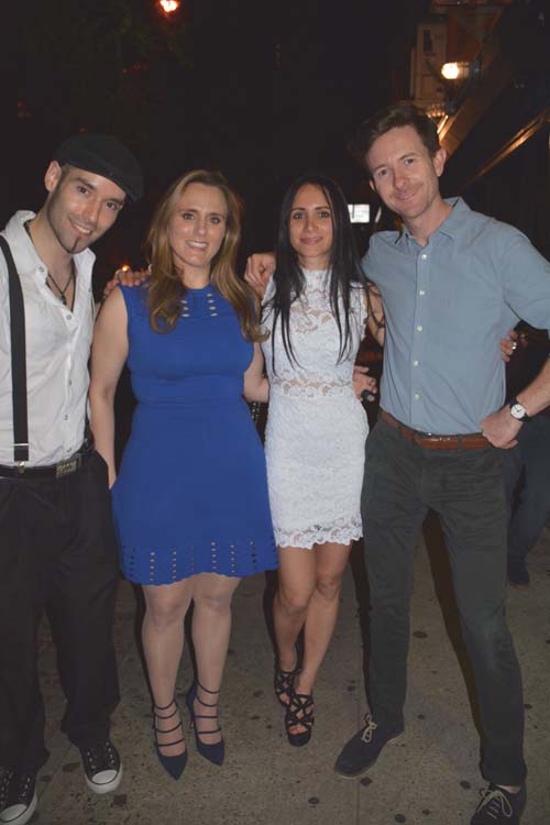 Jaime Calle, Lindsey Spiielfogel, Elizabeth Shafiroff and Andrew Kelly.  Photo by: Rose Billings/Blacktiemagazine.com