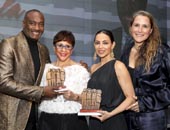 Reggie Van Lee, Shelia Johnson, Teresita Fernandez, Catherine Gund. Photo by Jonathan Grassi