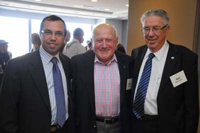 Eldad Halachmi/ Irwin Hochberg/AUC Pres. Dan Meyerstein