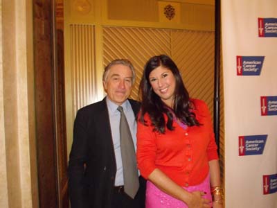 Robert De Niro and Cricket Burns
