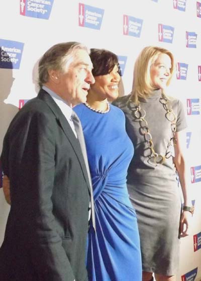 Robert De Niro, Grace Hightower De Niro and Paula Zahn