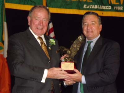 John T. Dunleavy with Honoree Alfred E. Smith, IV