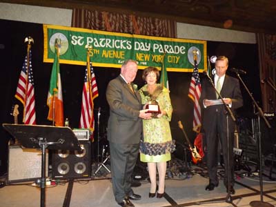 John T. Dunleavy with Honoree Hanora O’Dea Kilkenny