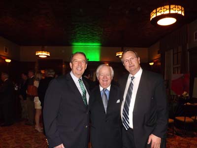 Ryan O'Byrne, Brian Stack and Peter Byrne