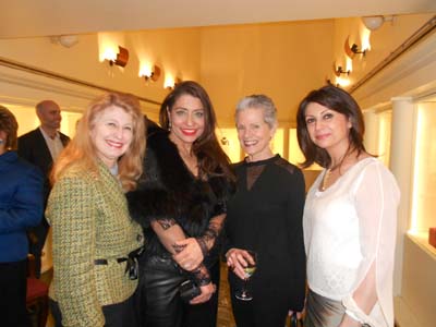 Miriam Belov, , Ms. Muna Rihani, Dianne Dubler and Sharon Ray, Vice President of Gilbert Albert
