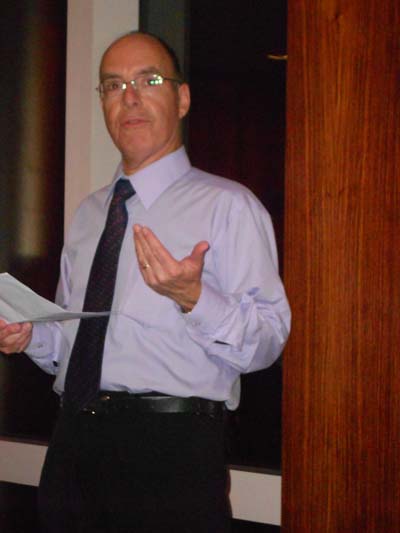 Aryeh Greenblatt, survivor of a rare form of leukemia inspired guests with personal reflections of his journey from sickness to health