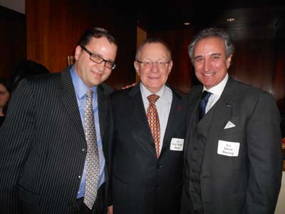 Marc Segelnick, Professor Rafi Beyar and David Sterling