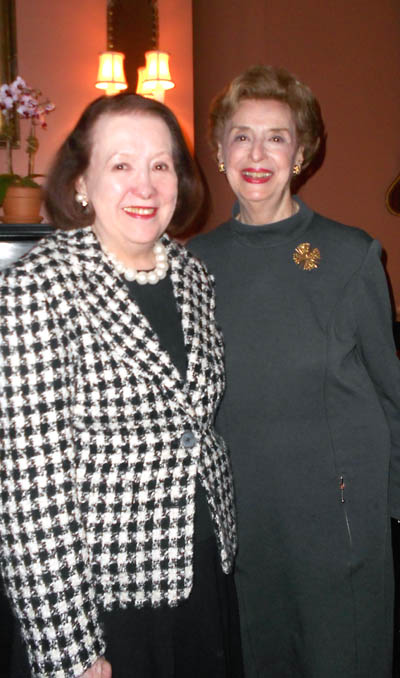 President WNRC, Catherine Lenihan and President Emeritus Lila Prounis. Photo by: Joyce Brooks/Blacktiemagazine.com