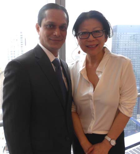 Raj Kashyap, Managing Partner, President and Co-Founder Global M&A Network, LLC,Sheri Yan, Executive Vice Chairman, Global Sustainable Development Foundation