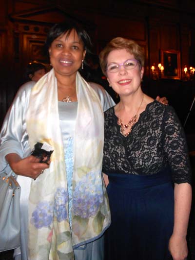 Coumba Toure and Beth Stroble. Photo by: Joyce Brooks