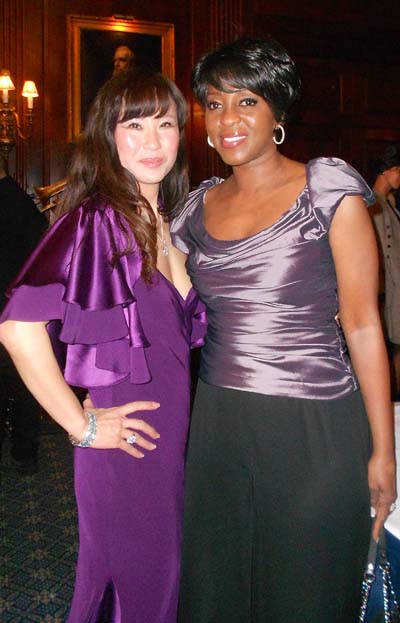 Jeanine Jeo-Hi Kim Kim, and Cheryl Wills, Anchor NY1. Photo by: Joyce Brooks