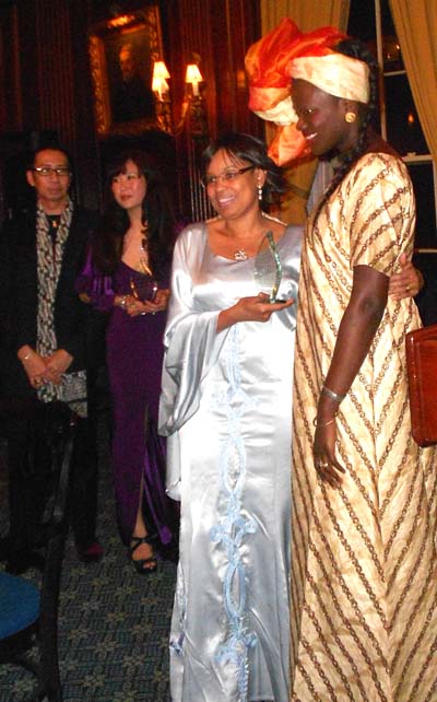 Jeanine Jeo-Hi Kim Kim, Coumba Toure and Diarra Boussi. Photo by: Joyce Brooks