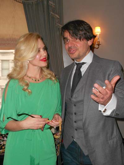 Michelle-Marie Heinemann and Michel Piranesi. photo by: joyce brooks