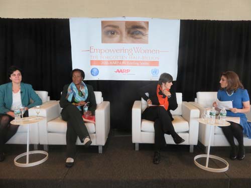 The Panelists: Rosie Hidalgo, Deputy Director for Policy, Office of Violence Against Women, U.S. Department of Justice. Rosa Manjat, Gender Advisor to the Health Minister, Government of Mozambique. Aldijana Sisic, Chief, United Nations Trust Fund to End Violence Against Women, UN Women. Moderated by Gayle Tzemach Lemmon, Senior Fellow for Women and Foreign Policy, Council on Foreign Relations . Photo by: Joyce Brooks/Blacktiemagazine.com