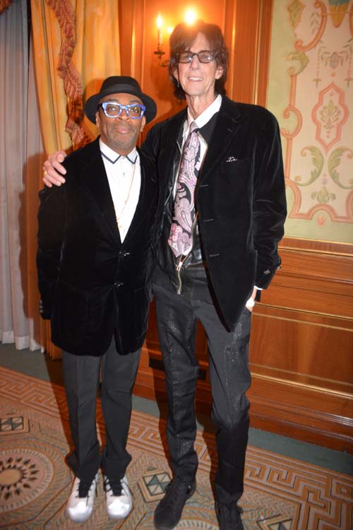  Spike Lee and Ric Ocasek.  Photo by:  Rose Billings/Blacktiemagazine.com