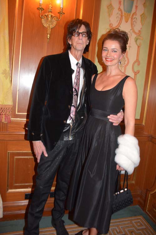 Ric Ocasek and his wife Paulina Porizkova, Gala Co- Chairs and Presenters.  Photo by:  Rose Billings/Blacktiemagazine.com