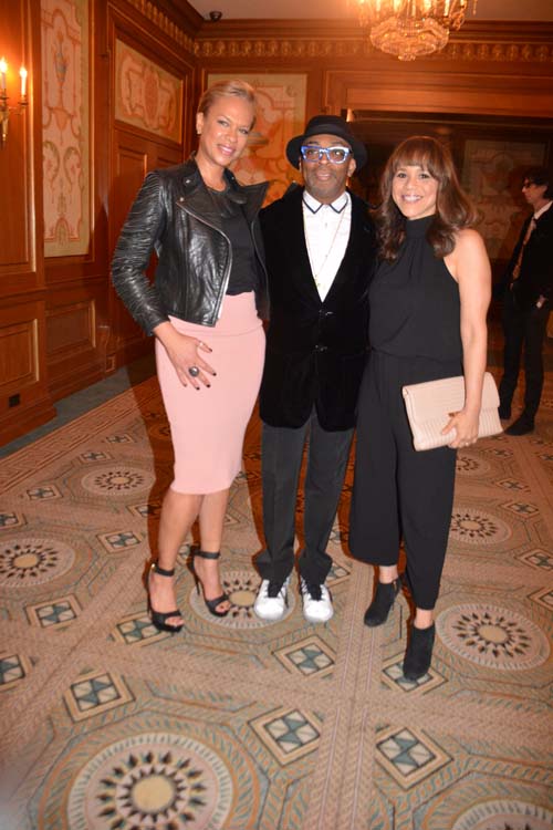  Tanya Lewis Lee, Spike Jones, and Rosie Perez.  Photo by:  Roe Billings/Blacktiemagazine.com