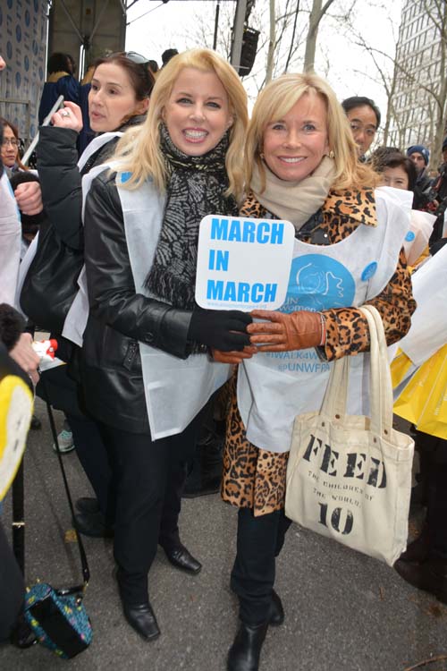  Rita Cosby and Sharon Bush .  Photo by:  Rose Billings/Blacktiemagazine.com