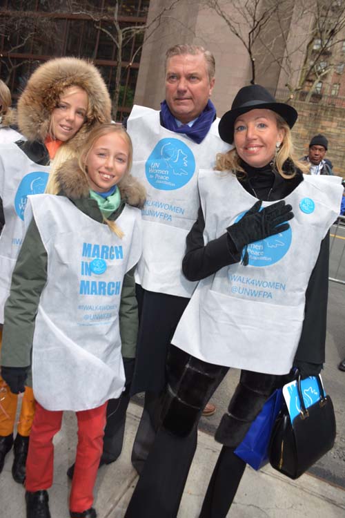  H.R.H Princess Camilla of Bourbon Two Sicilies, her Husband Prince Carlo de Bourby Two Sicilies and daughters Maria Carolina & Maria Chiara .  Photo by:  Rose Billings/Blacktiemagazine.com