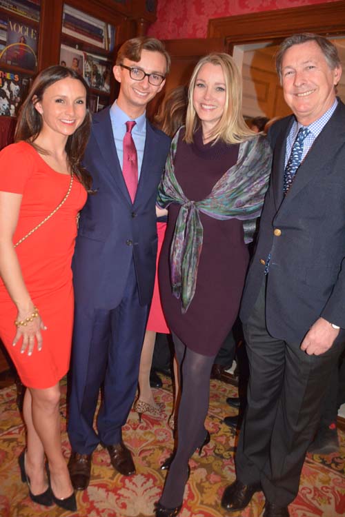 Georgina Bloomberg, Cole, Leah and Stanley Rumbough. Photo by: Rose Billings/Blacktiemagazine.com