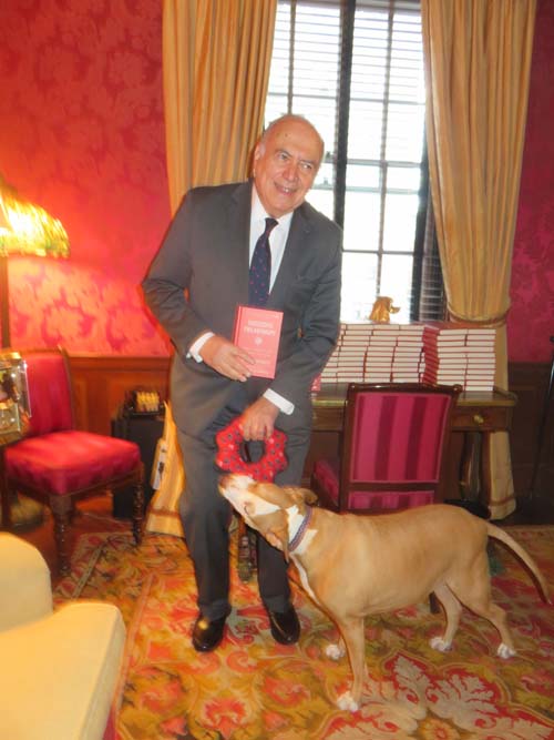 Martin Shafiroff with Bella . Photo by: Joyce Brooks/Blacktiemagazine.com