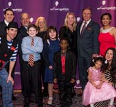 enCourage Kids Foundation’s Visibility Kids with honorees Peter Sotoloff and George Klett, Foundation board member Alan Roth and his wife, Executive Director Photo by: Dennis Cahlo (https://denniscahlo.com)