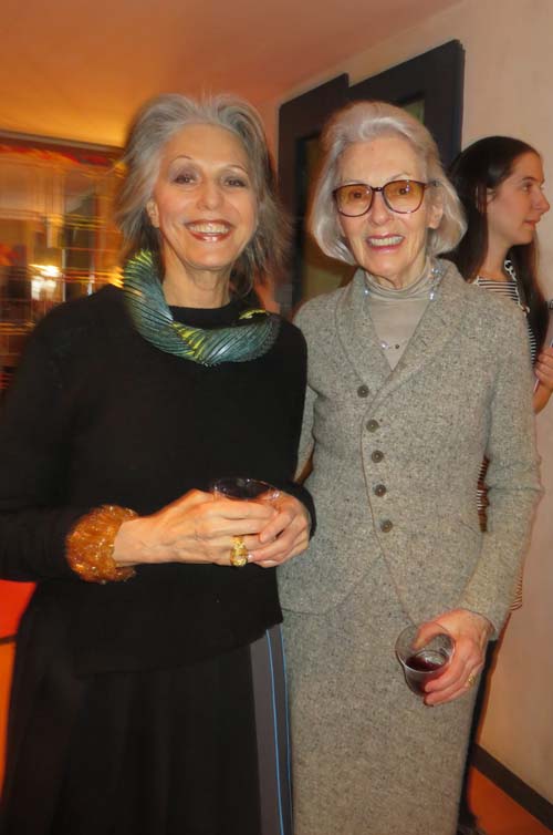 Ruth Lande Shuman and Barbara Tober.  Photo by:  Joyce Brooks/Blacktiemagazine.com
