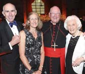Dick Cashin, Lisa Cashin, His Eminence, Timothy Michael Cardinal Dolan, Mary Cashin. Photo Courtesy of Matthew Adam Photography