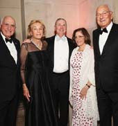 Ken Langone, Elaine Langone, Robert I. Grossman, Elisabeth Cohen and Paolo Fresco attend NYU Langone Medical Center's 2016 Violet Ball at the Metropolitan Museum of Art on May 16, 2016 in New York City. (Photo by Monica Schipper/Getty Images for NYU Langone Medical Center
