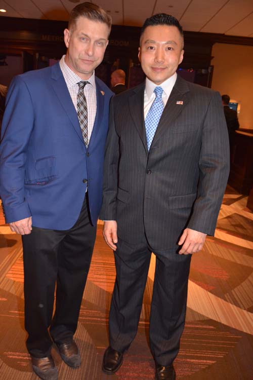teven Baldwin and Taekuk Cho U.S.Department of Homeland Security( Homeland Security Investigations, Assistant Special Agent in Charge.  Photo by:  Rose Billings/Blacktiemagazine.com