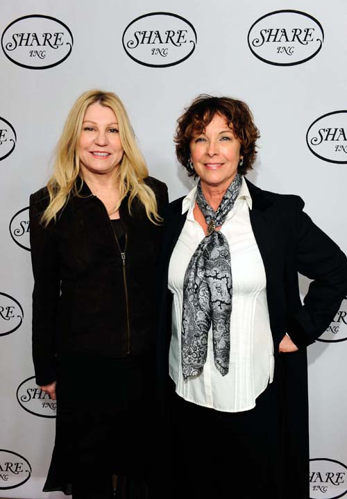 Children of the Night Founder Dr. Lois Lee and actress Kathleen Quinlan