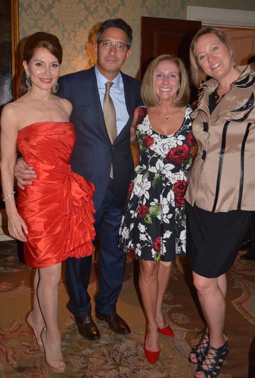 Jean Shafiroff, Ralph S. Mosca, M.D., Lori Mosca, M.D., PHD and Barbara Polliwoda. Photo by: Rose Billings/Blacktiemagazine.com