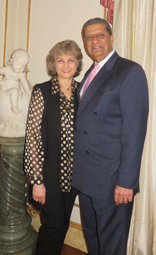 Tas and Amir Dossal. Photo by: Joyce Brooks/Blacktiemagazine.com