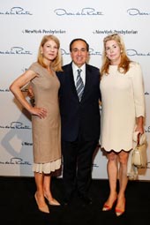 Dr. Laura Forese, Executive Vice President and Chief Operating Officer of NewYork-Presbyterian, Dr. Frank A. Chervenak, Obstetrician and Gynecologist-in-Chief at NewYork-Presbyterian/Weill Cornell and Serena Boardman, Co-Chair of the Lying-In Luncheon. 4 Eyes Photography/ Kellie Walsh