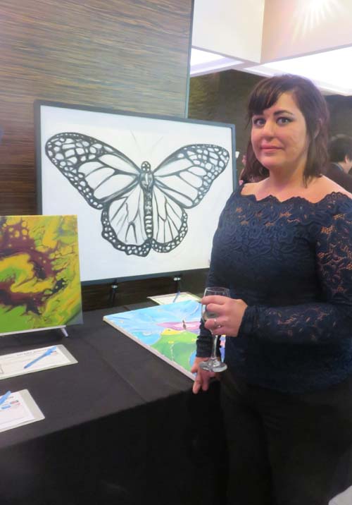 Samantha Bennett, aka Painter Sam. Photo by: Joyce brooks/Blacktiemagazine.com