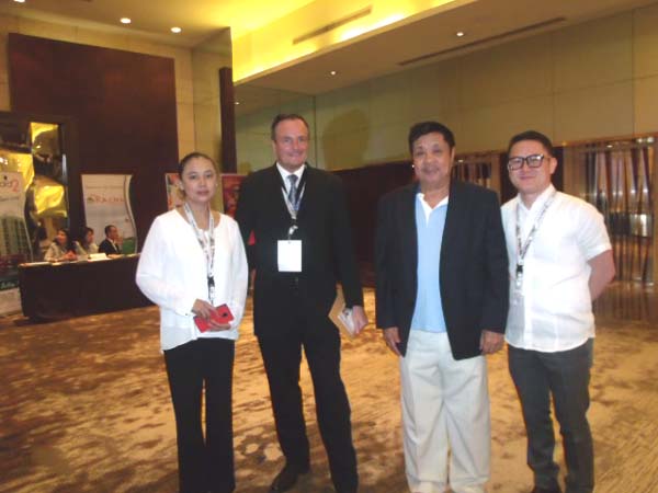 Lory E. Morgia Division Chief 111, Ads and Promo Philippine Retirement Authority, Gerard Mc Keon, Publisher Black Tie International magazine,  Atty Bienvenido K. Chy CEO/ General Manager, Republic of the Philippines, Department of Tourism Noehl. D. Bauutisista, Department Manager 111, Marketing Department, Republic of thePhilippines, Department of Tourism, Philippine Retirement Authority.  Photo by:  GMK/Blacktiemagazine.com