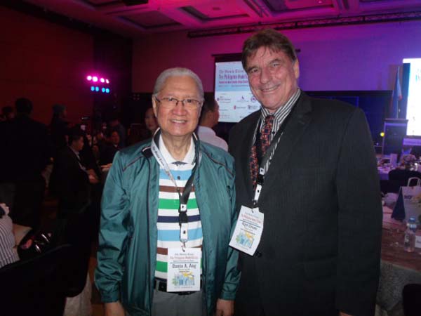 Dante Ang Chairman Emeritus The Manila Times, Nigel Cosans, Managing Director, Black Tie Philippines.  Photo by:  GMK/Blacktiemagazine.com