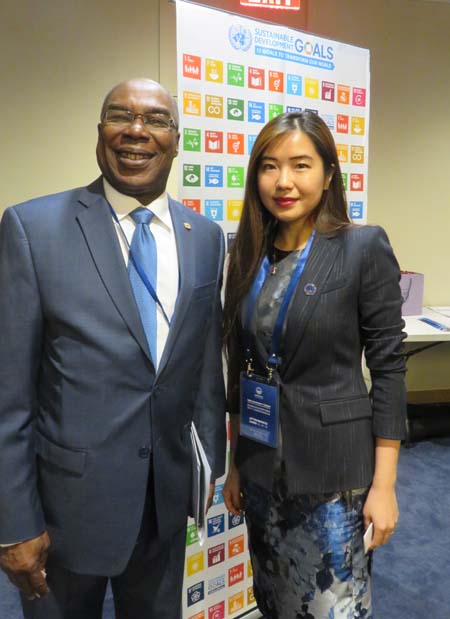 Denis Rigis, Ambassador Extraordinary and Plenipotentiary,Permanent Representative of Haiti to the United Nations,Han Bo, Managing Partner, Prophet Partners, LLC