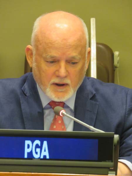 H. E. Peter Thompson, President of the General Assembly