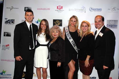 Billy Hock, Nadia Yamson, Gloria T. Cressler, Miss New York Stephanie Chernick, Rita Cosby & David Alan Kogut
