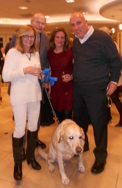Brenda Fareri, Julie Fareri, Frank  J. Gaudio and Gus.  photo by:  joyce brooks
