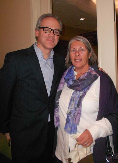  John H. Howland and Joanne Clark.  photo by:  joyce brooks
