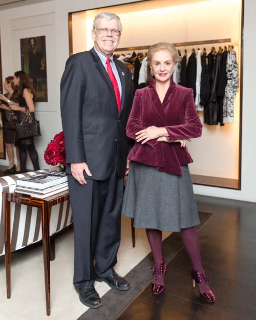  Dr. Gerald Loughlin, Carolina Herrera. Photo by:  Benjamin Lozovsky/BFA.com