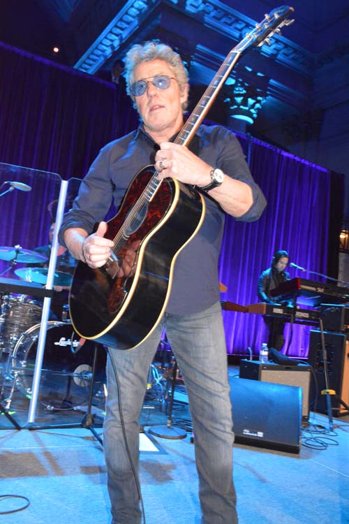 Roger Daltrey, Musical Guest.  Photo by:  Rose Billings/Blacktiemagazine.com
