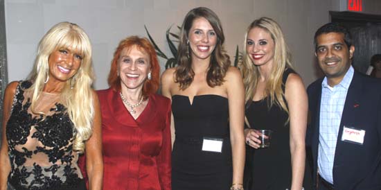 Debra Pirolo,  Dr Judy Kuriansky, Giavona Pirolo, Stephanie Chernick, Shimmy Mehta