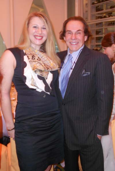 Jessica Eve Morgan and R. Couri Hay.  photo by:  joyce brooks