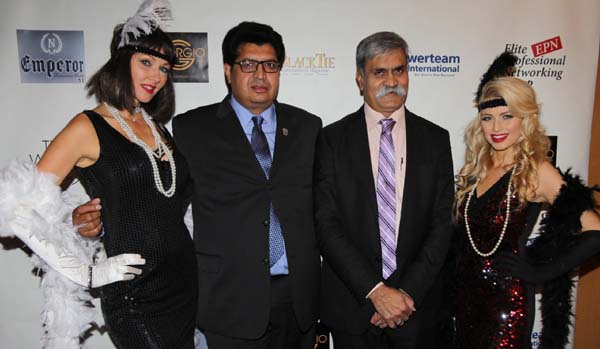 Angelina Shipilina, Qasim Majeed CEO M.I.C. General Contracting INC., Adil Ansari President American Signature Groups,Corp, & Miss Ohio Lindsey Davis