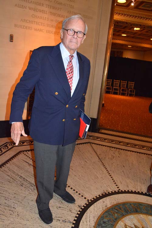 Honoree Tom Brokaw .  Photo by:  Rose Billings/Blacktiemagazine.com