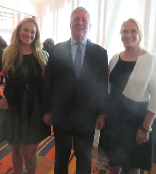 Crown Prince Alexander with Consuelo Vanderbil Costint and P Susan Rosenholtz Kremer. Photo by: Joyce Brooks/Blacktiemagazine.com