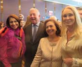Crown Prince Alexander and Crown Princess Katherine With Muna Rihani Al-Nasser and Barbara Winston. Photo by: Joyce Brooks/Blacktiemagazine.com